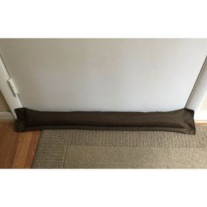 NEW-Door Draft Dodger/Breeze Blocker/ Draft Stopper-Pre Filled-Brown
